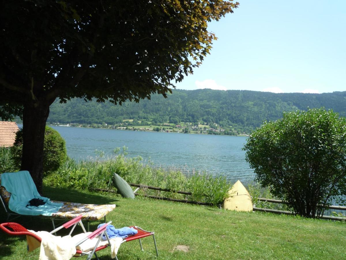 Maren Seeblick Appartement Haus Haensel&Gretel Direkt Am Ossiacher See Mit Hallenbad Stiegl 外观 照片