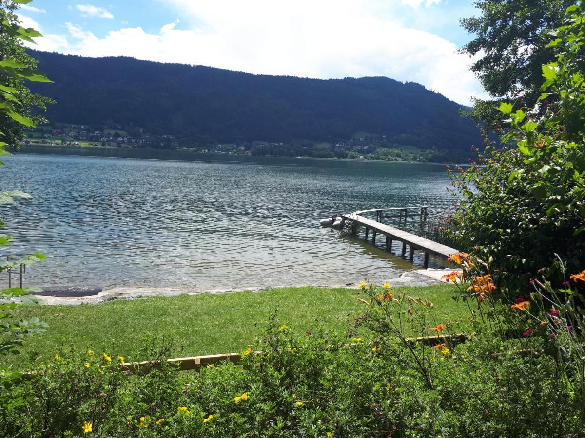 Maren Seeblick Appartement Haus Haensel&Gretel Direkt Am Ossiacher See Mit Hallenbad Stiegl 外观 照片