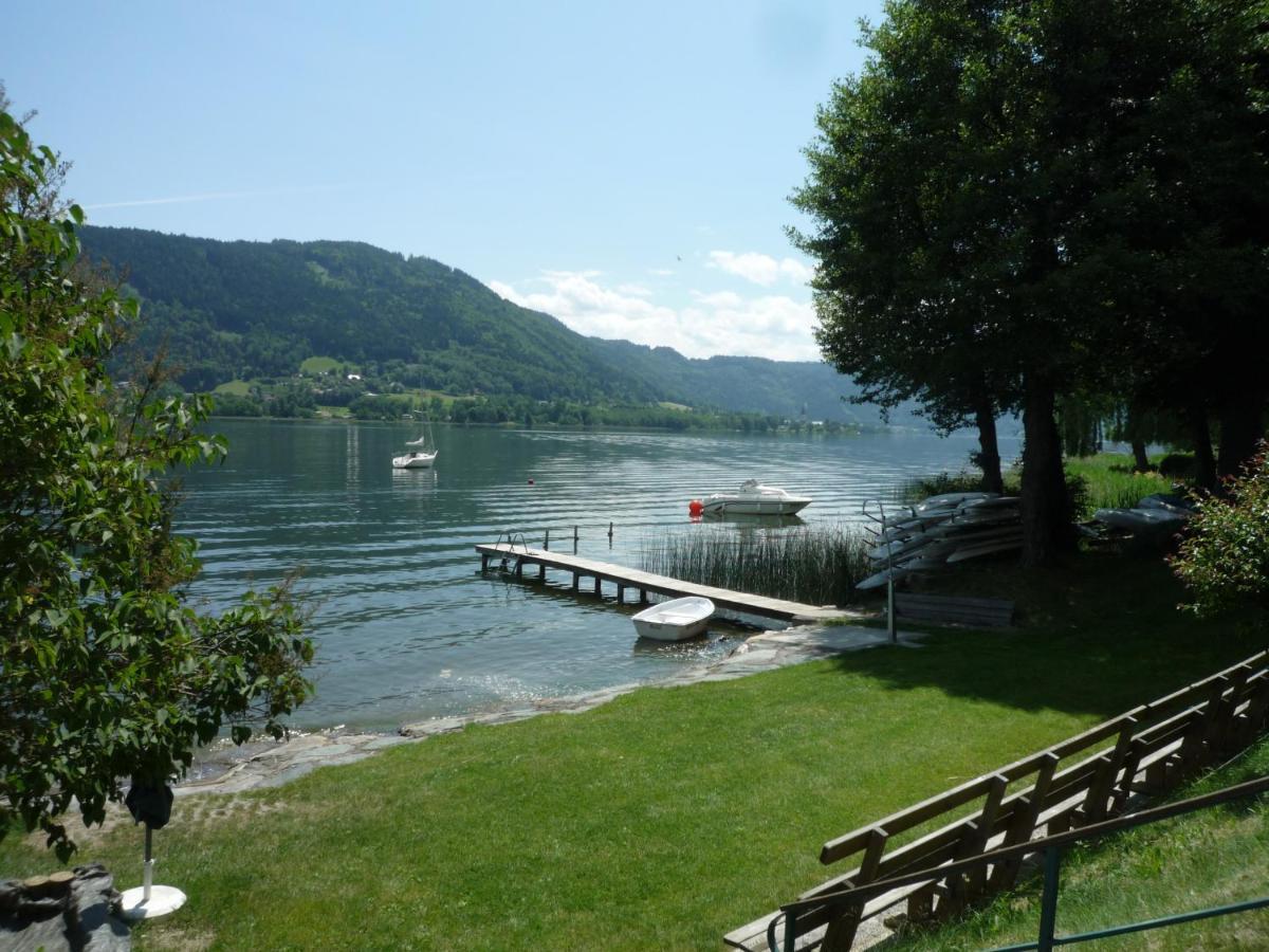Maren Seeblick Appartement Haus Haensel&Gretel Direkt Am Ossiacher See Mit Hallenbad Stiegl 外观 照片