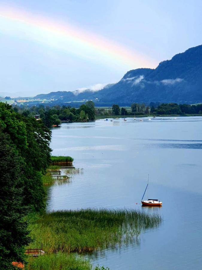 Maren Seeblick Appartement Haus Haensel&Gretel Direkt Am Ossiacher See Mit Hallenbad Stiegl 外观 照片