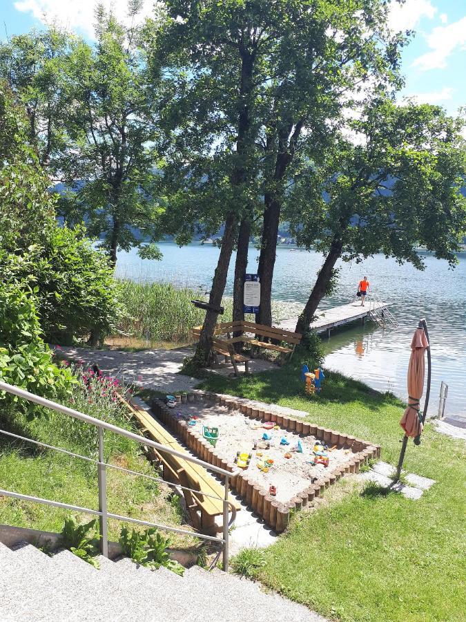 Maren Seeblick Appartement Haus Haensel&Gretel Direkt Am Ossiacher See Mit Hallenbad Stiegl 外观 照片